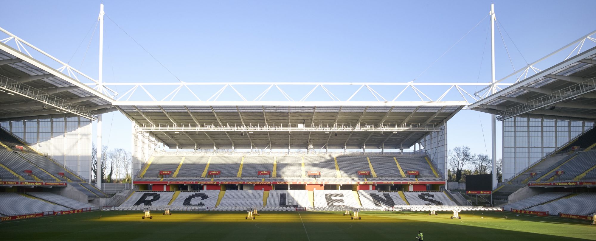 General views at Stade Bollaert-Delelis on February 2, 2016 in